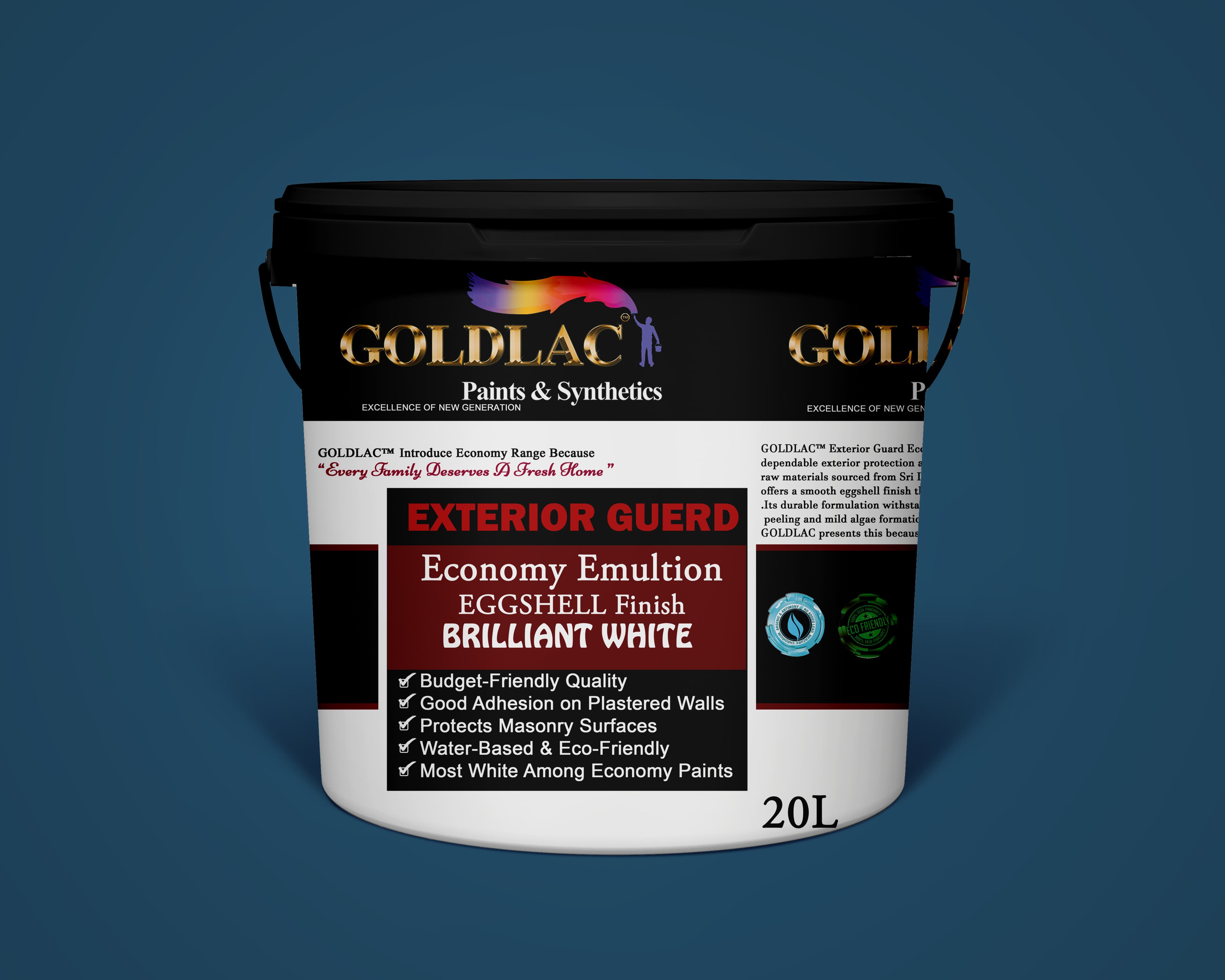 Exterior Guard - Premium Quality Paint by Goldlac Paints