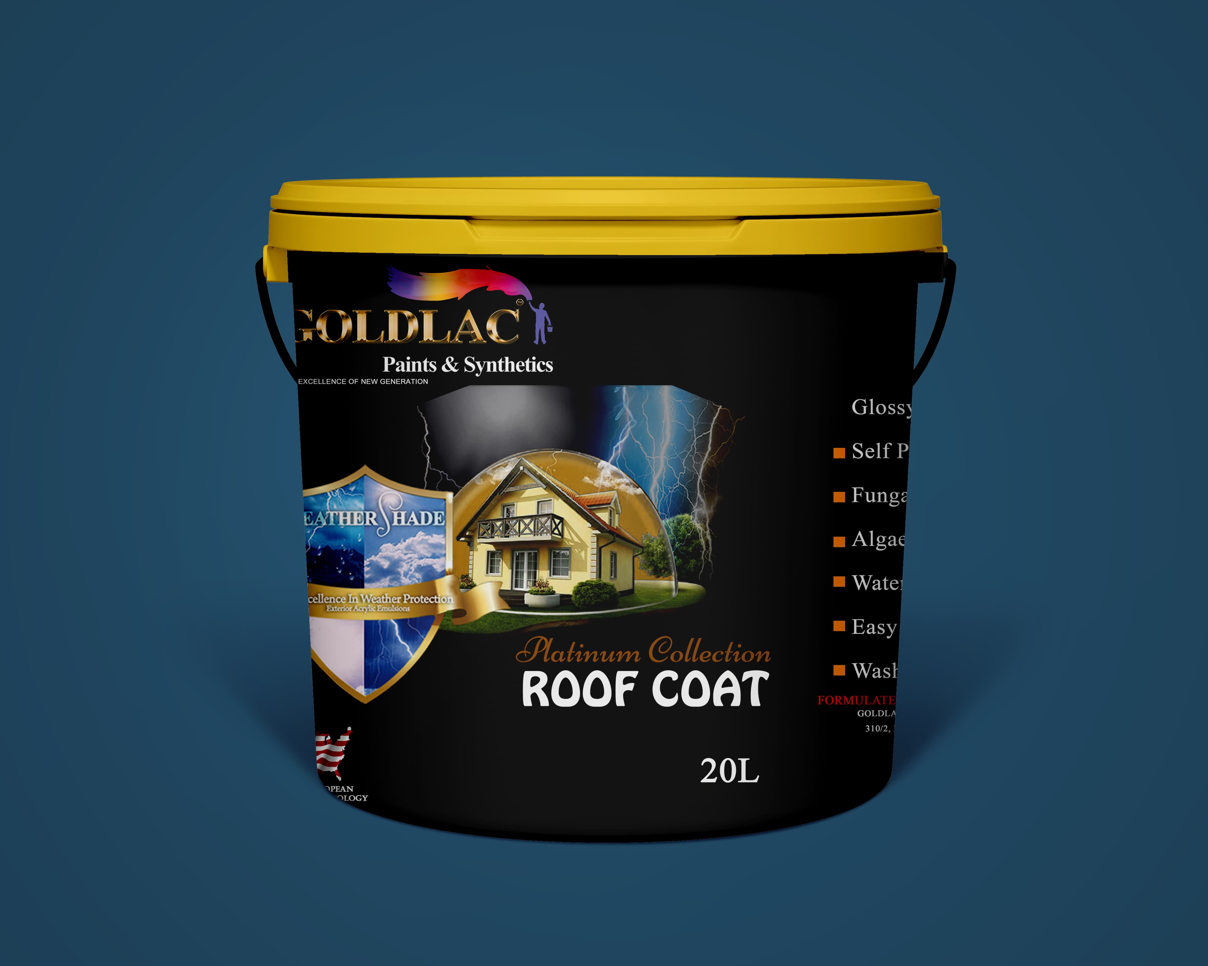 Roof Coat - Premium Quality Paint by Goldlac Paints