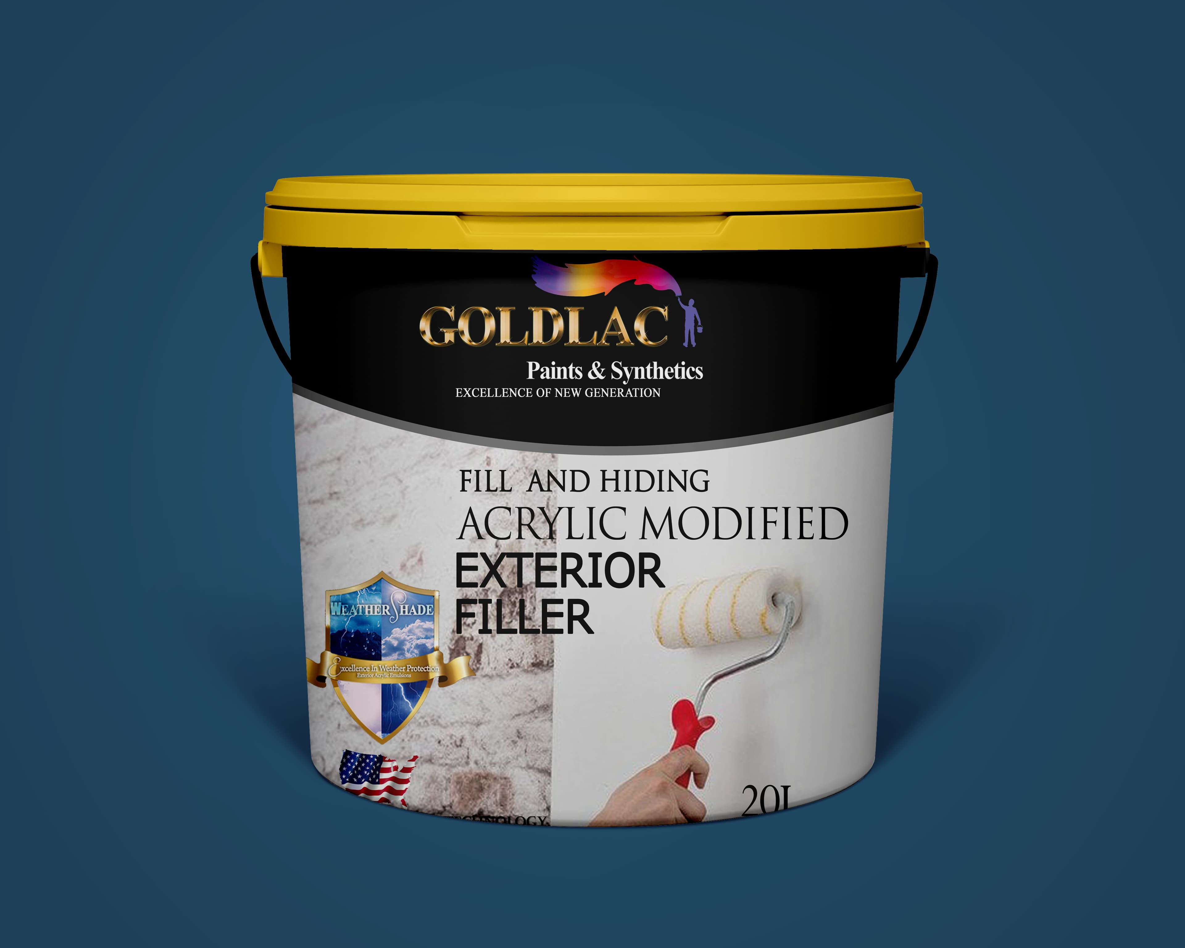 Exterior Filler - Premium Quality Paint by Goldlac Paints