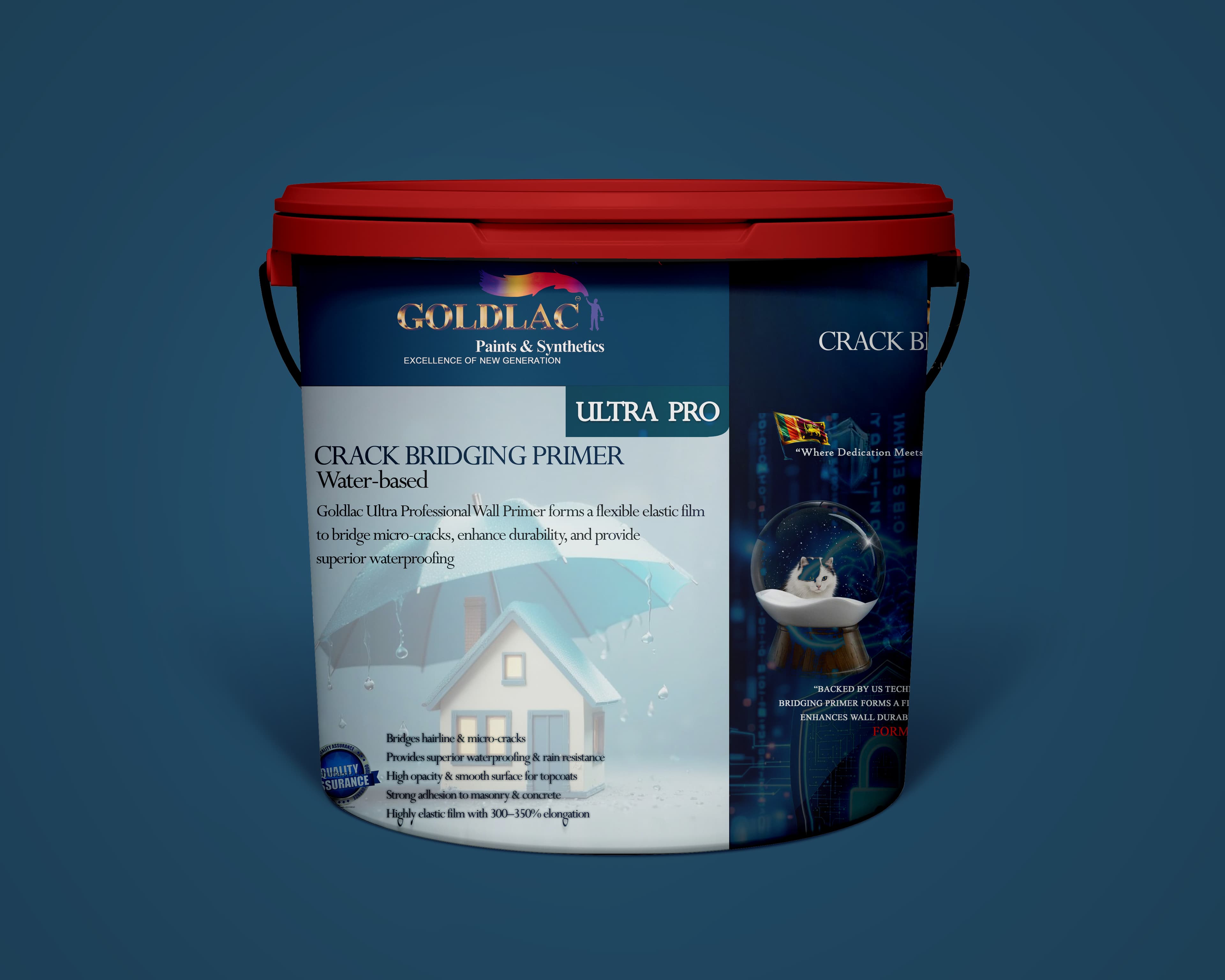 Crack Bridging Primer - Premium Quality Paint by Goldlac Paints